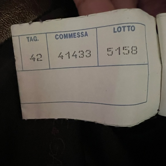 Dolce and Gabbana Metallic Leather Pants - Picture 6 of 8